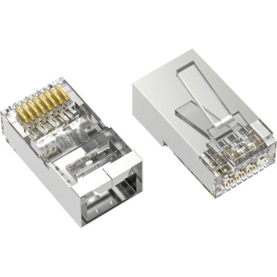 Axiom Memory - RJ45C6SF100-AX - Axiom Network Connector - 100 Pack - Clear