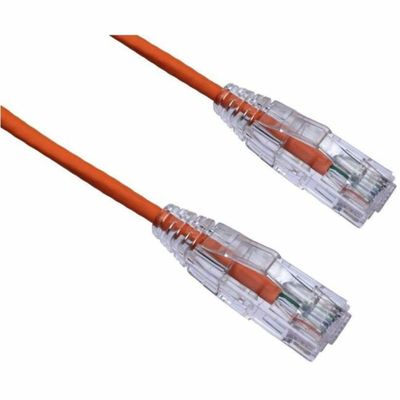 Axiom Memory - AXG97977 15FT CAT6A BENDnFLEX Ultra-Thin Snagless Patch Cable (Orange) - TAA Compliant - 15 ft Category 6a Network Cable for Network Device - First End: 1 x RJ-45 Network - Male