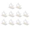 uxcell Adjustable Cable Clips, 10pcs 17-20mm Self-Adhesive Cable Clamp Wire Clamps Cable Organizer Cord Clips for Wire Management, White view 1
