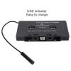 PenRux Car Bluetooth Cassette Adapter, Manual Control, Cassette Receiver Converter with Microphone, Rechargeable Battery, LED Indicator, Call Function view 2
