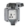 Waterproof Outdoor IP66 Multi-Function Socket Three Hole 10 A Rainproof Platooninsert Charging Strip Industry view 1