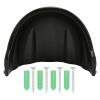 Outdoor Camera Cover, Universal ABS Plastic Security Camera Sun Rain Shade Cover for Ball Head Surveillance Cameras (Black) view 1