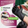 Abnili Black Vinyl Gloves Disposable Latex-free, Powder-free, Large 4.5-Mil 1000-Count, Food Handling, Cleaning, Cooking, kitchen & Household Use view 3