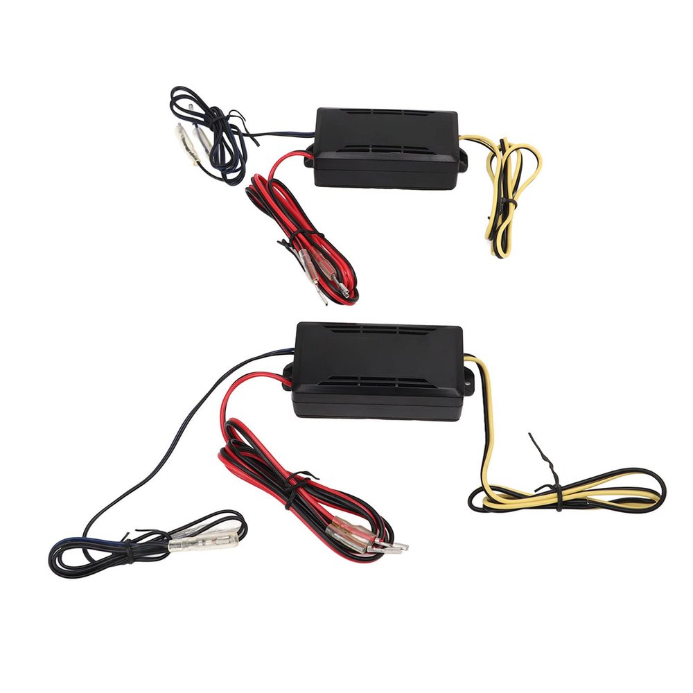 Acouto 2 Way Speaker Crossover Car Audio Passive Frequency Divider Improve Bass Sag Sound Enhancement Tool for Car