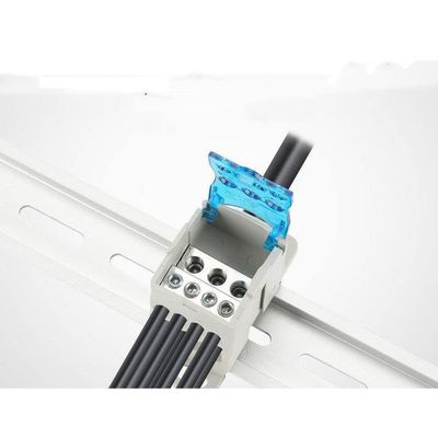 UKK80A Din Rail 1 in N Out Terminal Block Distribution Box Universal Power Junction Box Electric Wire Connector