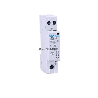 NU6-III/F 2P 10KV Household Lightning Arrester Surge Circuit Breaker Switch Lightning Protector