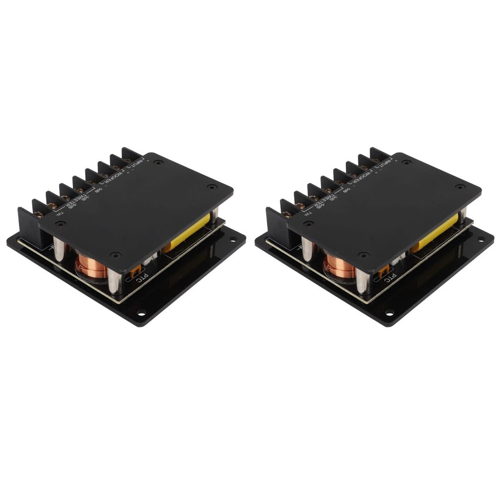 Acouto 2Pcs Universal 2 Way Audio Crossover for Cars 120W Overcurrent Speaker Frequency Divider