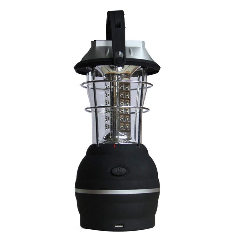 QIYUDS LED Solar Lantern,Outdoor Camping Light, Tent Light, Super Bright Rechargeable Emergency Light, USB Rechargeable, for Hurricane Emergency, Hiking