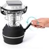 QIYUDS LED Solar Lantern,Outdoor Camping Light, Tent Light, Super Bright Rechargeable Emergency Light, USB Rechargeable, for Hurricane Emergency, Hiking view 3
