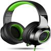 LEONYS Gaming Headset with Microphone, 7.1 Virtual Surround Sound Over Ear Headphones Soft Memory Earmuffs,The Earcups Were Designed with The Stylish LED Light Suitable for Those Who Like To Play Game view 1