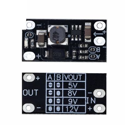 Multi-Function Mini Boost Module Step Up Board 5V/8V/9V/12V 1.5A LED Indicator DIY Electronic Voltage Module