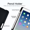 Anpredo Case for iPad 9/8/7 Gen 10.2 Inch with Pencil Holder, Auto Wake/Sleep, Magnetic Clasp, Cover for Apple iPad 9th/8th/7th 2021/2020/2019, Chrysanthemum view 4