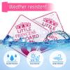 Amabro Little Princess on Board Warning Signs, 2pcs 5" x 5" Safety Car Bumper Sticker With Double Suction Cups, Reusable Baby in Car Decal, Pink view 4