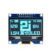 1.54 inch 7PIN White Blue OLED Screen Module SSD1309 Drive IC Compatible for SSD1306 SPI Interface 128x64 view 3