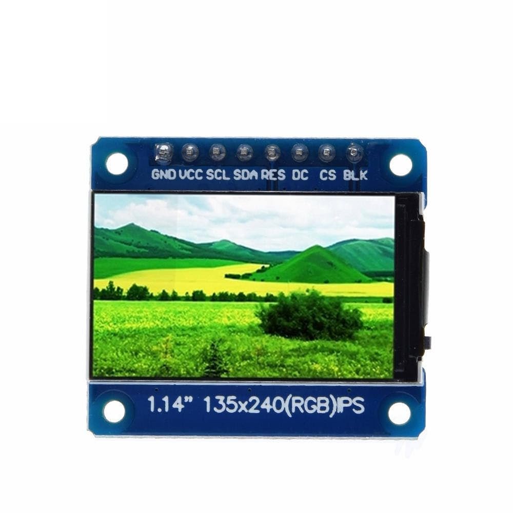 1pcs IPS 1.14 inch 3.3V 8PIN SPI HD Full Color TFT Display Screen ST7789 Drive IC 135x240
