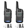 2 pcs wurui TXQ V60 Dual ptt walkie Talkie Mini Two Way Radio Commutator ham Portable uhf Handy 10km Professional Long Range Hunting (2standard) view 1