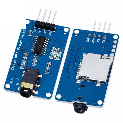 1PCS YX6300 YX5300 UART Control Serial Module MP3 Music Player Module for Arduino/AVR/ARM/PIC CF