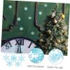 IMIKEYA Christmas Snowflakes 3D Wall Art Stickers 50pcs Glow in Dark Decorative Wall Stickers for Kids Bedroom view 4