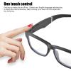 5.0 Smart Glasses, Stylish Multifunction Stereo Sound Open Type Sound Eye Smart Glasses, TR90 Open Type Sound Eye Glasses Stylish for Daily for Walking view 2