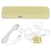 Portable MP3 Player, HiFi Lossless Sound 180mah Battery 8GB Memory MP3 Player USB Flash Drive 64GB Expandable for Daily (Yellow) view 1