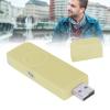 Portable MP3 Player, HiFi Lossless Sound 180mah Battery 8GB Memory MP3 Player USB Flash Drive 64GB Expandable for Daily (Yellow) view 3