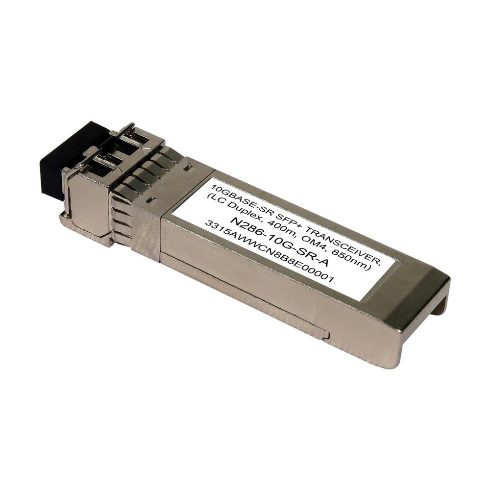 Tripp Lite Eaton Series SFP-10G-SR Arista Compatible 10GBase-SR SFP+ Transceiver Module, LC Duplex Multimode Fiber MMF, 10 Gbps, 850 nm, 1312 Feet / 400 Meter Length, 3-Year Warranty (N286-10G-SR-A)