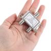 Garneck 2pcs Cable Splitter Way Coax Connector High Signal Distribution Compatible Systems view 3