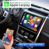 Philosin 10.1 inch Universal Android 11 Single Din Car Stereo Adjustable Capacitive IPS Touchscreen 2G RAM + 32G ROM with GPS Navigation Head Unit Compatible with Apple Carplay/Android Auto view 3