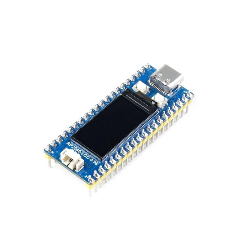 RP2040-LCD-0.96 a Pico-Like MCU Board Compatible with Raspberry Pi Pico Add-On Modules with LCD with pre-soldered Header