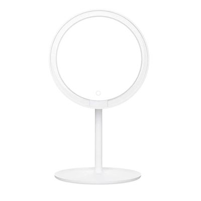 INLIMA Mirror Makeup Mirror Wireless with Lamp Desktop Portable Sun Mirror Makeup Lamp Table Lamp Mirror