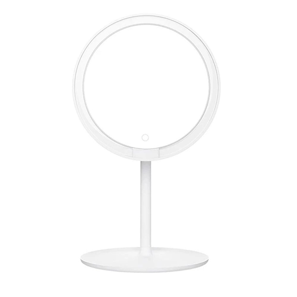 INLIMA Mirror Makeup Mirror Wireless with Lamp Desktop Portable Sun Mirror Makeup Lamp Table Lamp Mirror