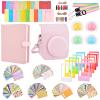 Sunmns Mini 12 Instant Camera Accessories Kit, Accessory Bundle Compatible with Instax Mini 12 Instant Camera, Include Case, Album, Stickers, Photo Frames, Paper Frame, Filters, Strap (Pink) view 1