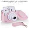 Sunmns Mini 12 Instant Camera Accessories Kit, Accessory Bundle Compatible with Instax Mini 12 Instant Camera, Include Case, Album, Stickers, Photo Frames, Paper Frame, Filters, Strap (Pink) view 2
