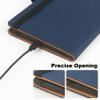 Universal Case for 6",6.8" E-Reader, Compatible with Paperwhite/Sony/kobo/Pocketbook/Nook/tolino 6-6.8inch ebook Reader,Premium PU Leather Cover with Hand Strap and Foldable Stand,Navy Blue view 3