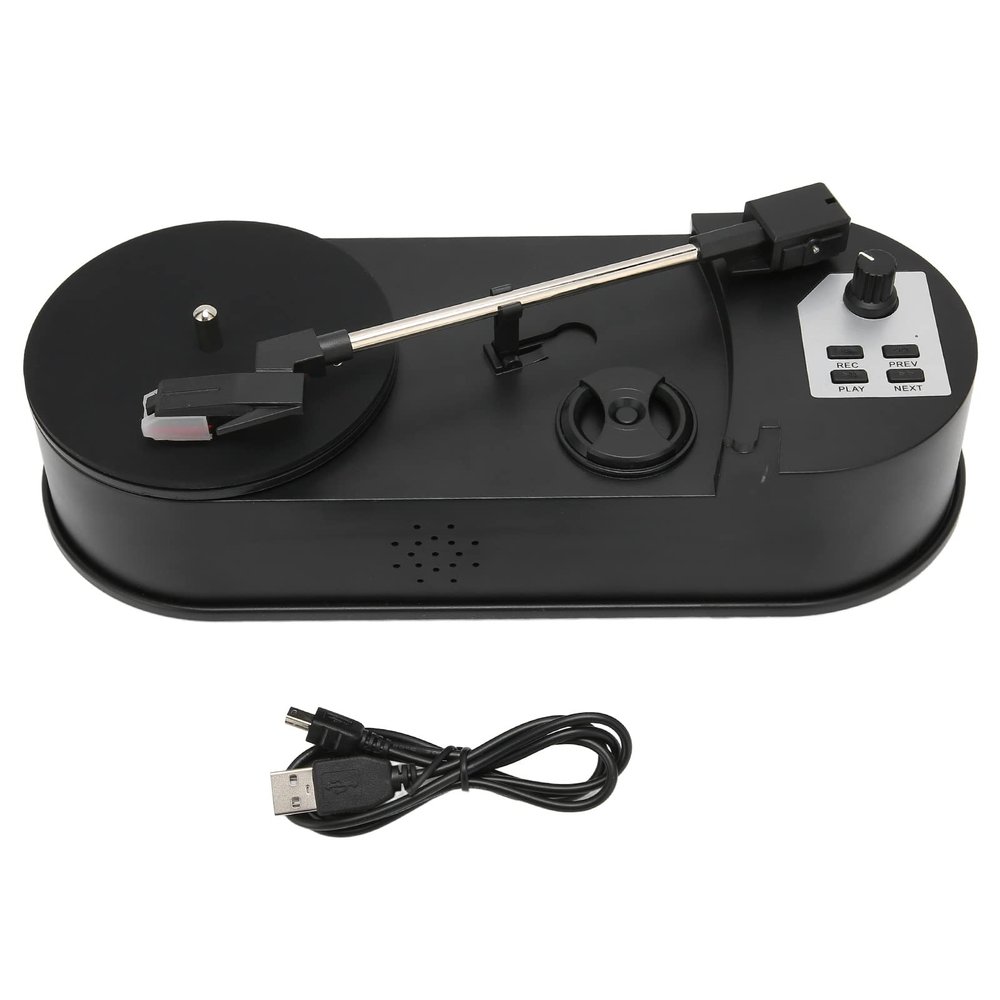 Glomora Turntable to MP3 Converter, USB 2.0 Vinyl Record Player, Professional Music Conversion for Music Rooms and Audiophiles