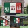 Big buy store 4th of July Outdoor TV Cover 75 Inch Mexican Flag TV Enclosure Independence Day Mexico Cactus Beard TV Covers for Outside Holiday TV Display Screen Protector with Remote Control Pocket view 2