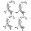 Glomora Stage Light Clamps, Heavy Duty Lighting Truss Clamp for Spotlight Moving Head Light Silver Pack of 4 view 1