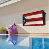 4th of July Outdoor TV Cover 43 Inch Puerto Rico Flag TV Enclosure Independence Day Star Red Stripes Blue Patriot Wood TV Covers for Outside TV Display Screen Protector with Remote Control Pocket view 4