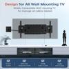 ELECPOW in Wall Cable Management Kit, Hide TV Power Cables & Low Voltage Wires Behind The Wall, Recessed Outlet for Wall Mounting TV-Black view 4