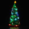 BrickBling LED Light Compatible with Lego Christmas Tree Building Kit,Christmas Dcor Lights Compatible with Lego 40573, Creative Lighting Kit-Not Included The Model view 2
