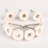 KADS 10Pcs Nail Buffer Wheels Buffing and Polishing Wheel for Rotary Drill Tools White,3mm Mandrel for Hand ans Foot Care view 1