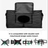 American Flag Red Line Outdoor TV Cover for 70-75 Inch Flat Screen TV - 600D Waterproof, Weatherproof, Dustproof, Firefighter Design view 4
