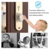 2 Pack Door Safety Deadbolt Lock for Kids,Child Proof Deadbolt Lock, Large Size Deadbolt Child Safety Lock Cover Fits Most Deadbolt (Black) view 3