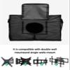 American Flag Red Line Outdoor TV Cover for 30-32 Inch Flat Screen - 600D Waterproof, Weatherproof & Dustproof view 4