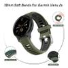 Bolesi 20mm Silicone Watch Bands Compatible with Garmin Venu sq/Venu/sq 2/Venu 2 Plus/Vivoactive 3/3 Music/Vivoactive 5,Quick Release Soft Waterproof Strap for Garmin Forerunner 245/55/248 Music Men view 4