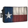 Anoreya Western Texas Star Outdoor TV Cover - 30 to 32 Inch Flat Screen TV Protection - 600D Waterproof & Weatherproof, Dustproof - Retro Blue White Red view 1