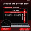 ZOEGAA Laptop Privacy Screen 17 inch 5:4, 17 inch Removable Anti Blue Light Glare Eye Protection Shield, Black Blackout Anti Spy Desktop Security Private Filter view 3