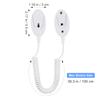 UKCOCO Retractable Remote Control Tether Wall Mounted Holder with Security Cable Lock for Tv Remotes Anti-Lost Leash for Home Hotel School Use view 2