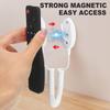 UKCOCO Retractable Remote Control Tether Wall Mounted Holder with Security Cable Lock for Tv Remotes Anti-Lost Leash for Home Hotel School Use view 3