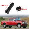 Augeny Car Short Antenna, Carbon Fiber Antenna Replacement with Screws for AM/FM Radio Reception, Car Accessories (1.37", Black) view 2